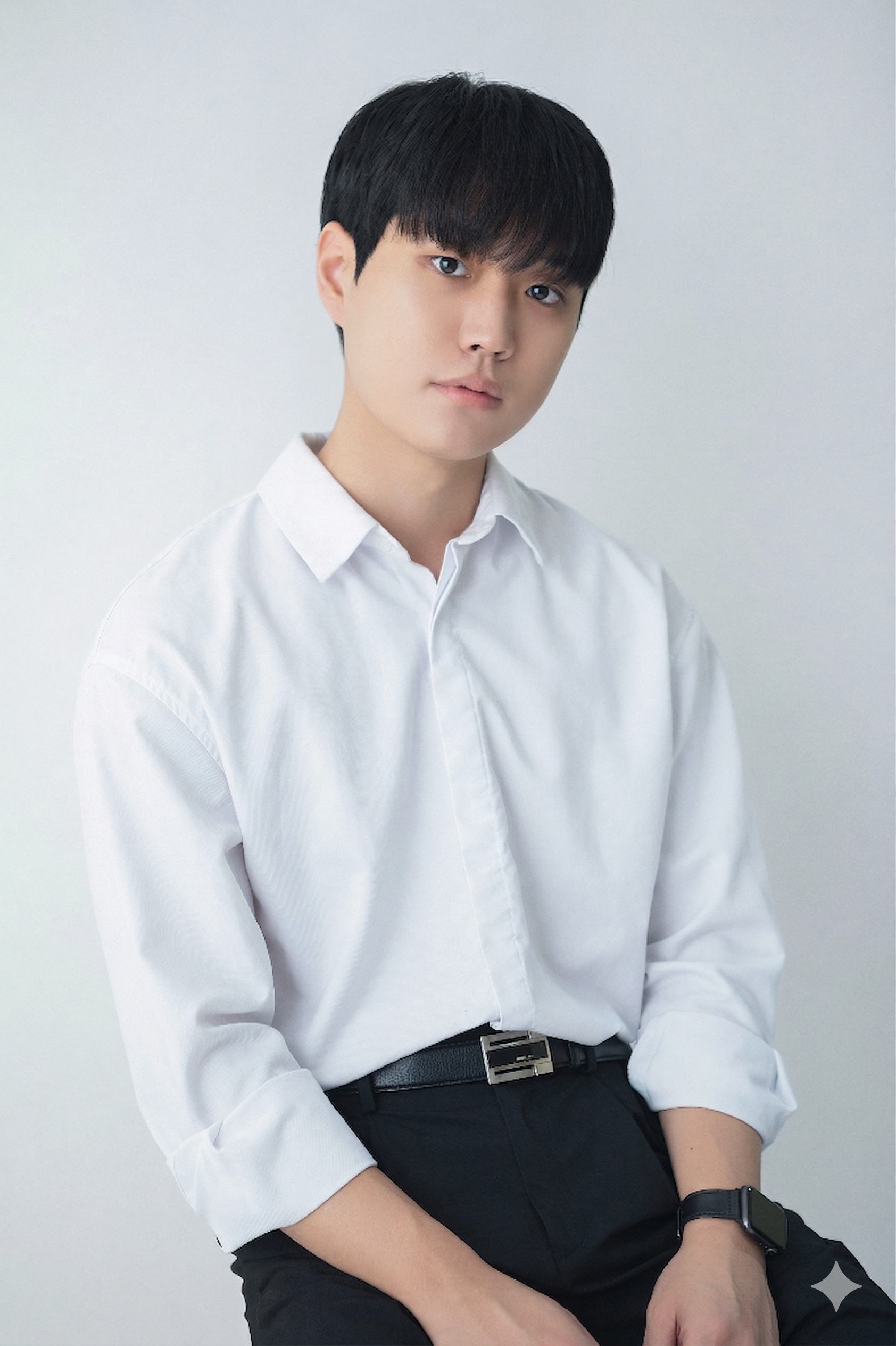 Studio portrait of Junyoung Kim